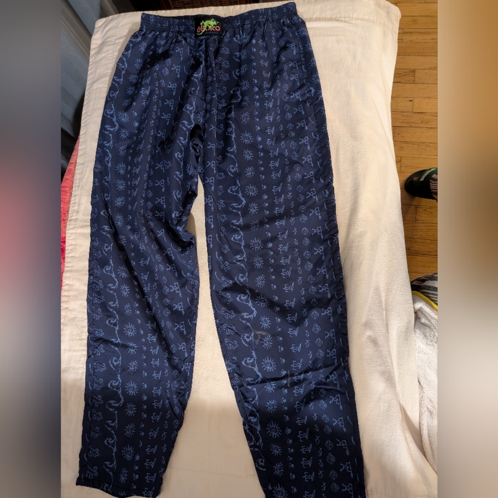 Gecko Hawaii Nylon Pants XL
